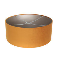 Hanglamp Sparkled Light 8150ST, staal met charmante gouden velours kap