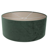 Hanglamp Sparkled Light 8156ZW, zwart met groen velours kap