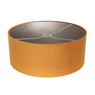 Hanglamp Sparkled Light 8158ZW zwart met charmante gouden velourskap