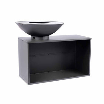 ONYX barbecuetafel 80 cm zwart