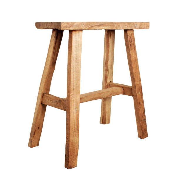 Decoratie Old teak Wooden eetkamerbank S