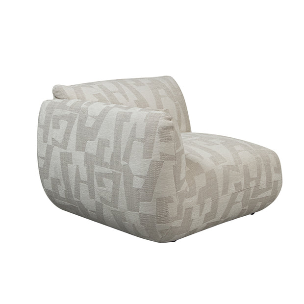 Banken en Sofa' Amsterdam Left Arm bank White Glyphs