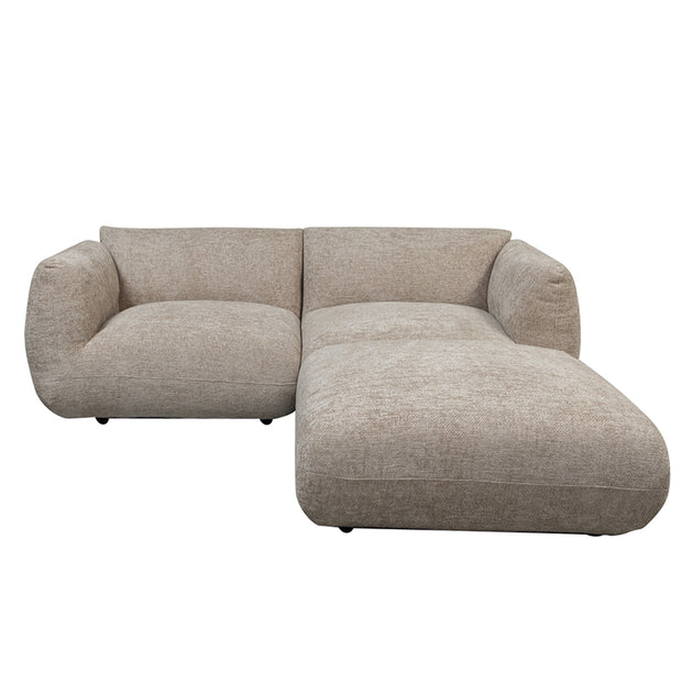 Banken en Sofa' Amsterdam 2.5 Seater + Ottoman Latte