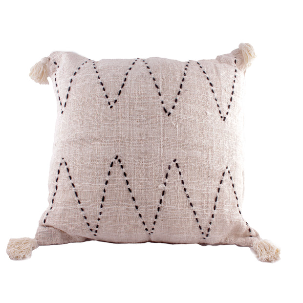 Decoratie Thin Linnen PomPom Pillow 60*60