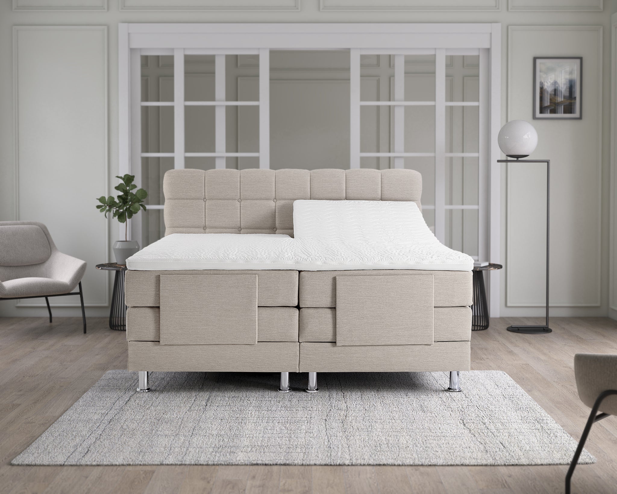 Elektrisch Arizona Beige 160x200