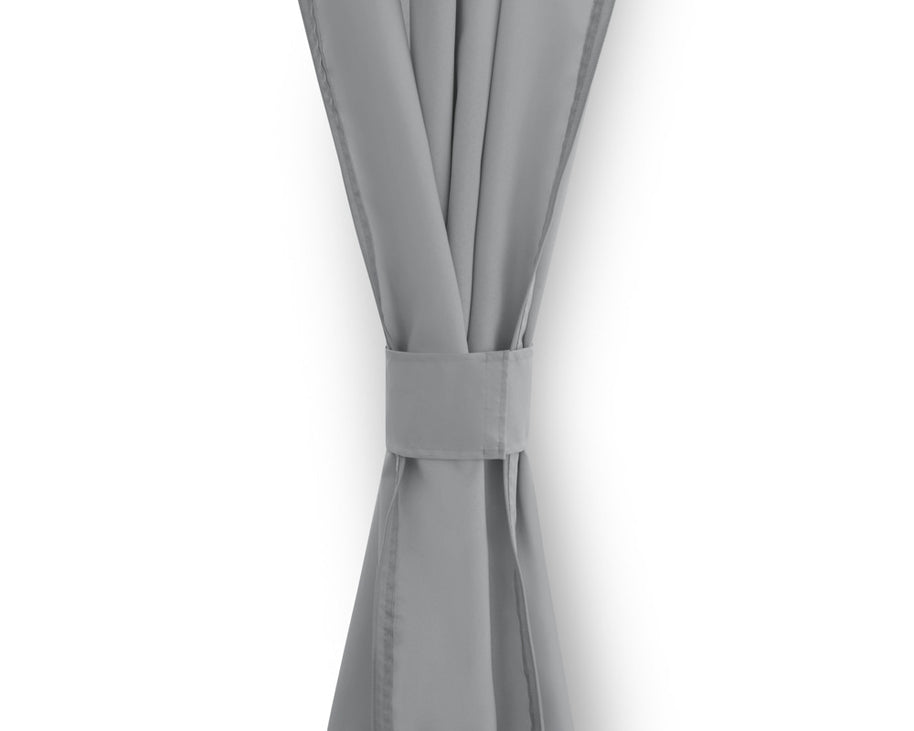 Intimo Garden - Luxe prieel Vernazza grijs + LED-verlichting + schaduwdoeken