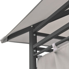 Intimo Garden - Luxe prieel Vernazza beige + LED-verlichting + schaduwdoeken
