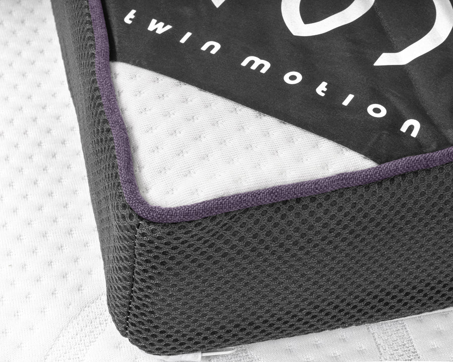 Twin M. topdekmatras lavendel schuim 140x200