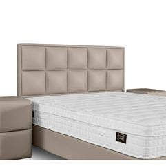Opbergbox Miami kunstleer taupe 180x200