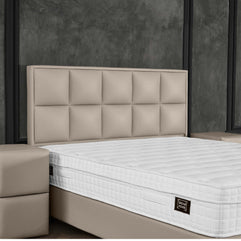 Opbergbox Miami kunstleer taupe 180x200