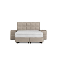 Opbergbox Miami kunstleer taupe 180x200