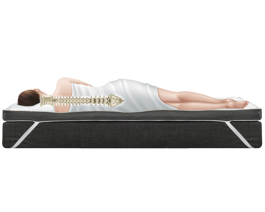 Twin Motion ® Topdekmatras - Traagschuim en Koudschuim