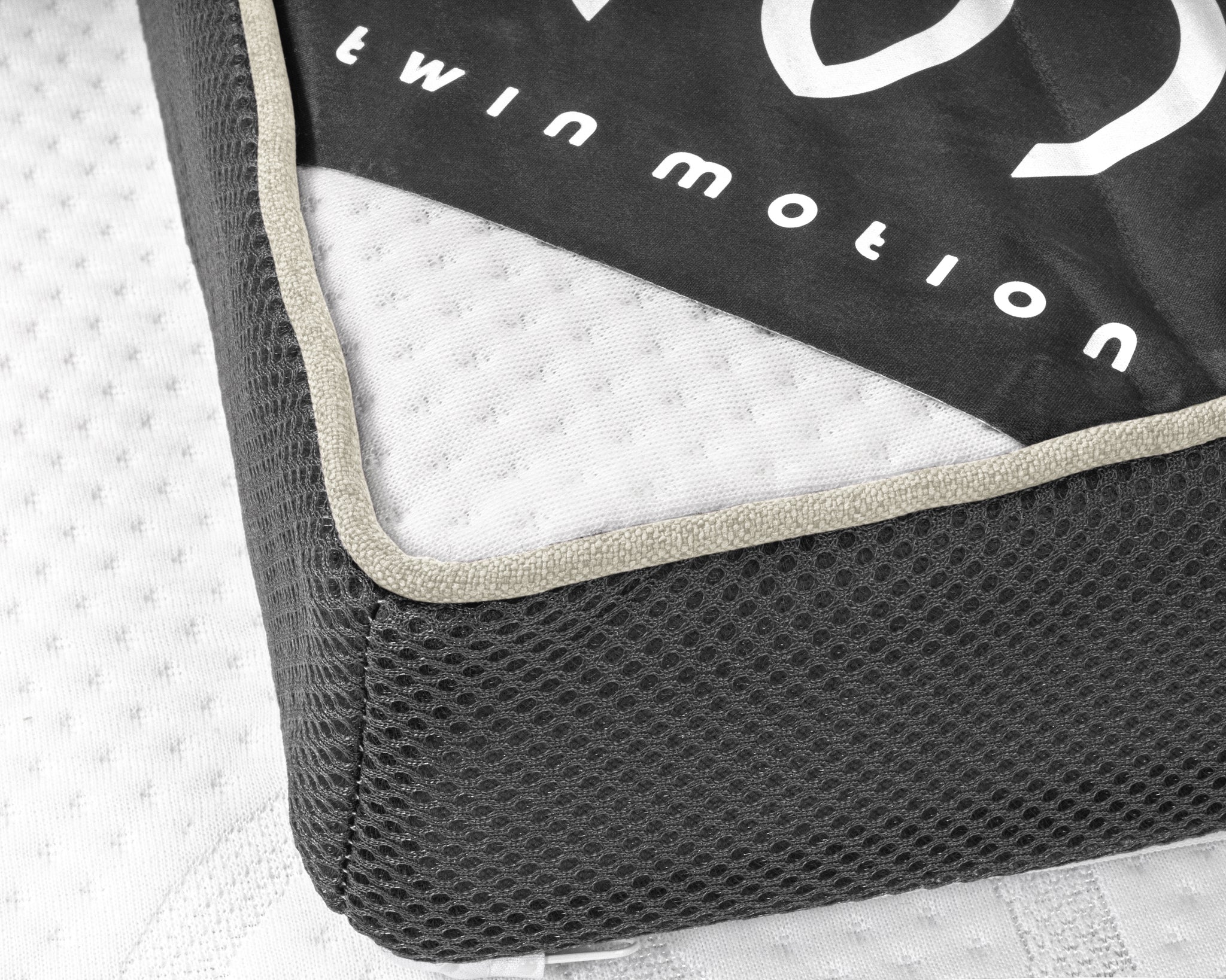 Twin Motion ® Topdekmatras - Traagschuim en Koudschuim