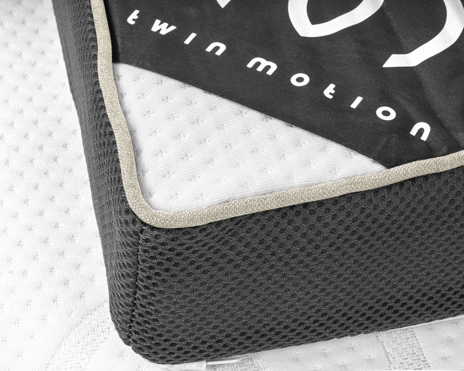 Twin Motion ® Topdekmatras - Traagschuim en Koudschuim