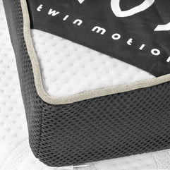 Twin Motion ® Topdekmatras - Traagschuim en Koudschuim
