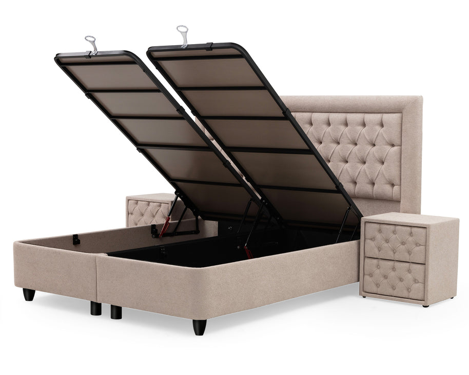 SKYBEDD® - Boxspring met opbergruimte Oxybedd 140x200