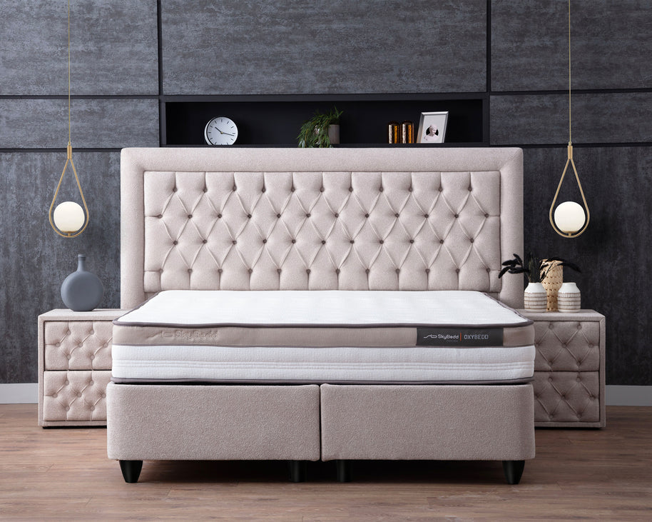 SKYBEDD ® - Boxspring met opbergruimte Oxybedd 180x200