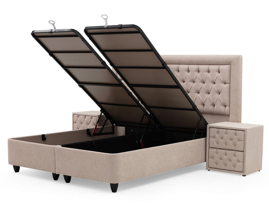 SKYBEDD ® - Boxspring met opbergruimte Oxybedd 180x200