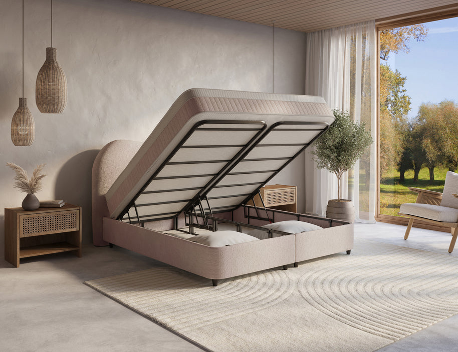 DH Opbergboxspring Arcus 160x200 Beige