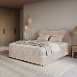 DH Opbergboxspring Arcus 180x200 beige