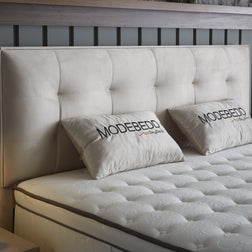 SKYBEDD ® - Boxspring met opbergruimte Modebedd Beige 140x200