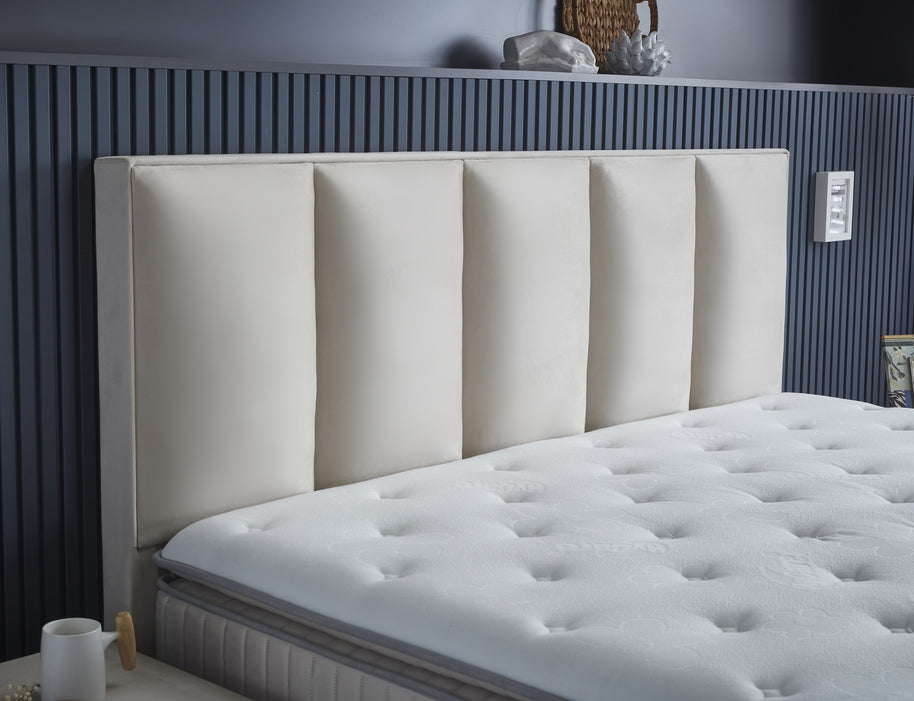 SKYBEDD ® - Boxspring met opbergruimte Birdybedd Beige 160x200