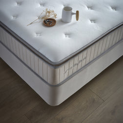 SKYBEDD ® - Boxspring met opbergruimte Birdybedd Beige 180x200