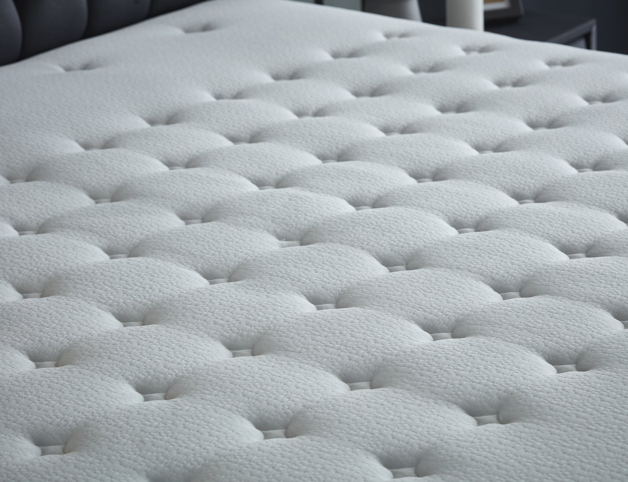 SKYBEDD ® - Boxspring met opbergruimte Chestybedd Antraciet 160x200