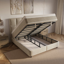 Dreamhouse Neroli Boxspring met Opbergruimte - 180x200 - Beige