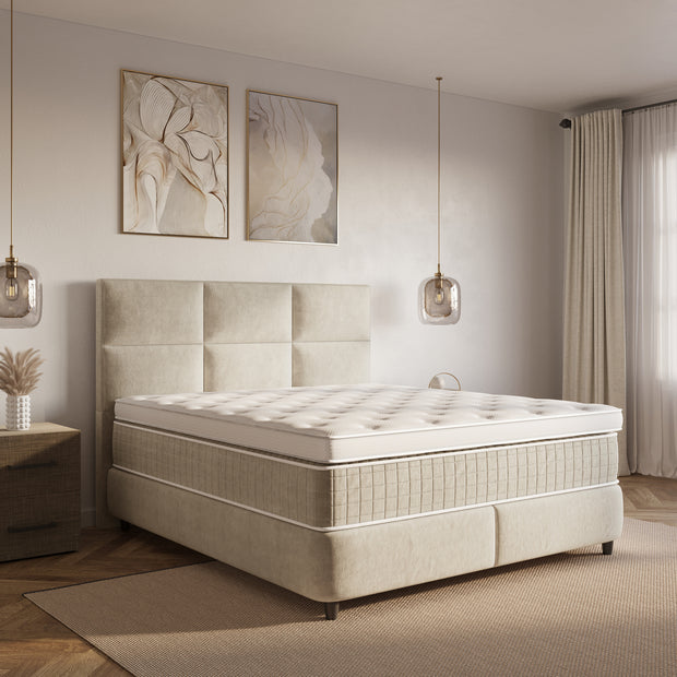 Dreamhouse Verdo boxspring met opbergruimte - 140 x 200 cm - beige