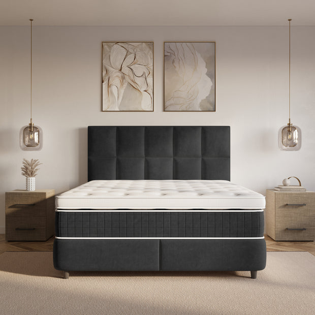Dreamhouse Neroli Boxspring met Opbergruimte - 140x200 - Zwart
