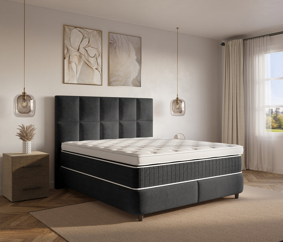 Dreamhouse Neroli Boxspring met Opbergruimte - 180x200 - Zwart