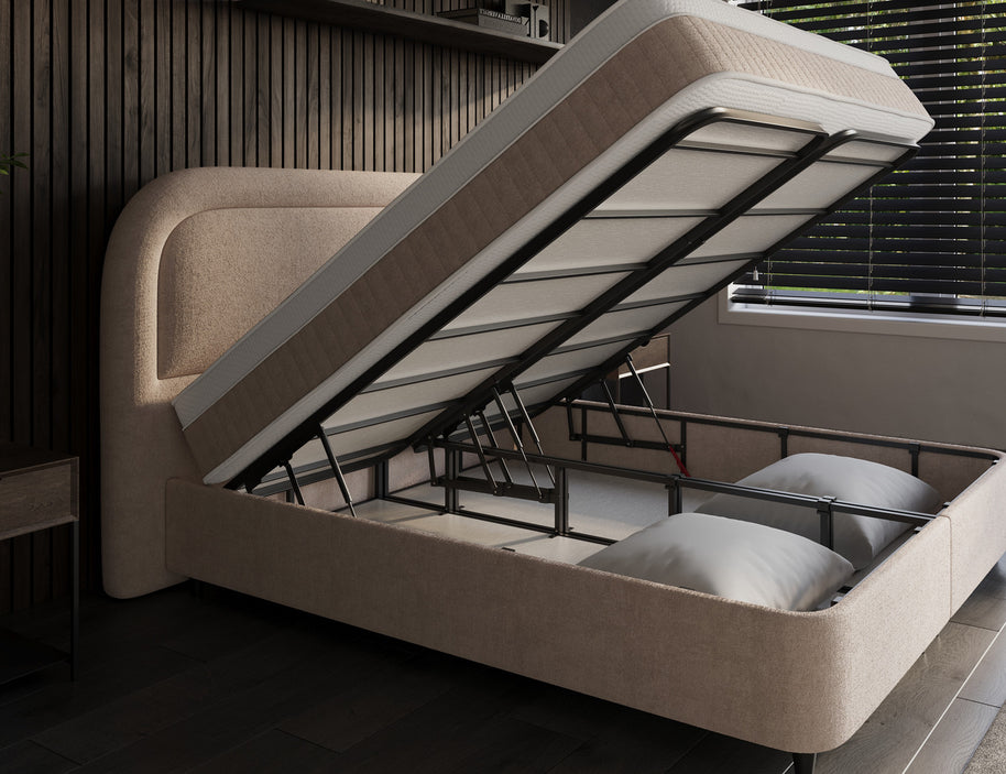 DH Opbergboxspring Essence 140x200 Beige