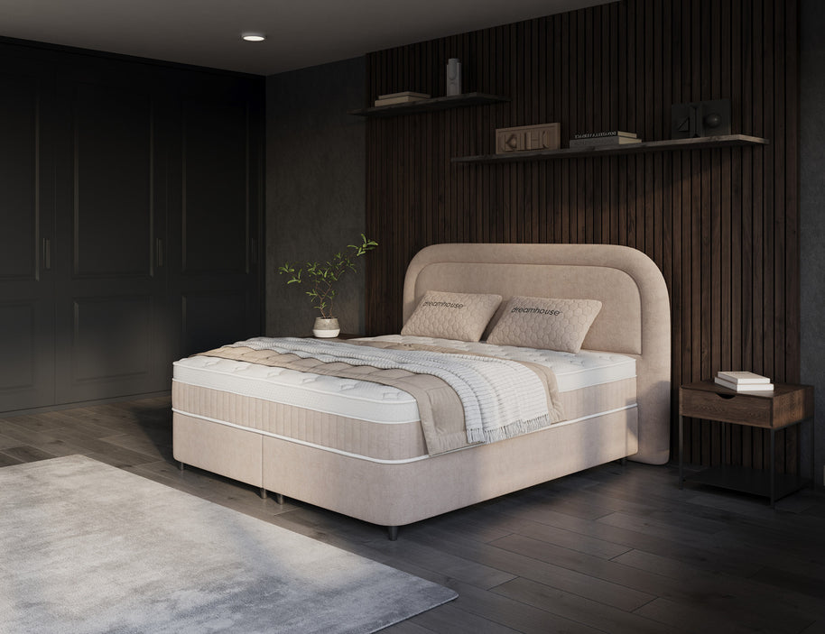 DH Opbergboxspring Essence 140x200 Beige