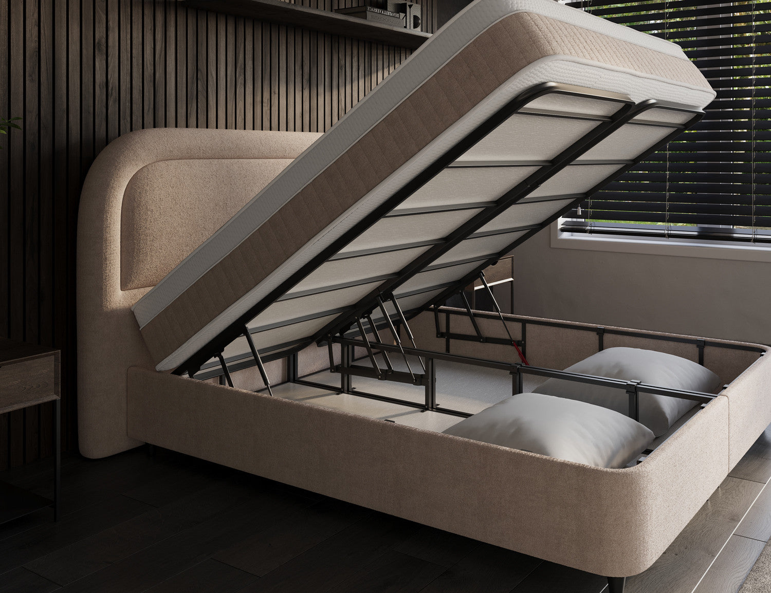 DH Opbergboxspring Essence 180x200 Beige