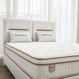 DH Opbergboxspring Oakline 140 x 200 cm beige