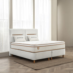 DH Opbergboxspring Oakline 160x200 Beige