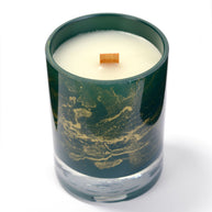 Terroso® Geurkaars Groen Marmer - Glas