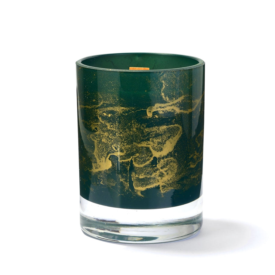 Terroso® Geurkaars Groen Marmer - Glas