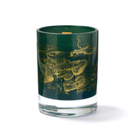 Terroso® Geurkaars Groen Marmer - Glas