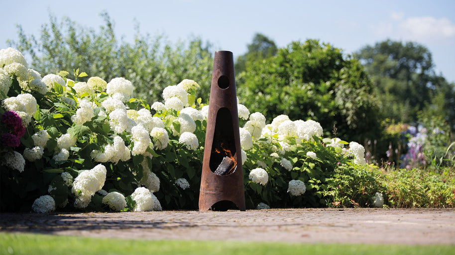 Thor Mini Vuurhaard Handgemaakt 110 cm Roest