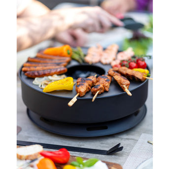 Onyx Mesa tafel-vuurschaal/grill zwart