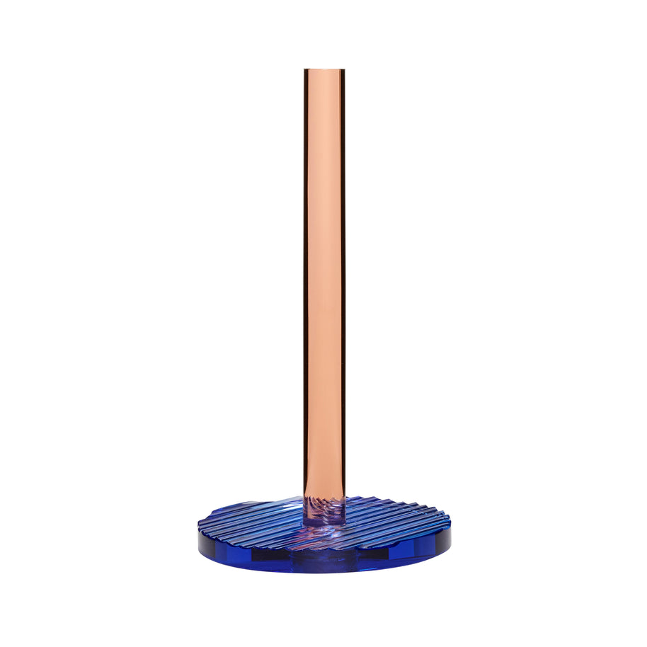 Kiosk keukenrolhouder blauw/roze