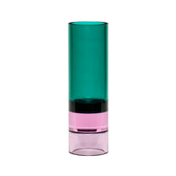 Astro theelichthouder groen/roze