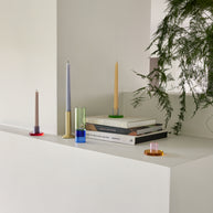 Astro theelichthouder groen/blauw