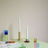 Astro theelichthouder groen/blauw