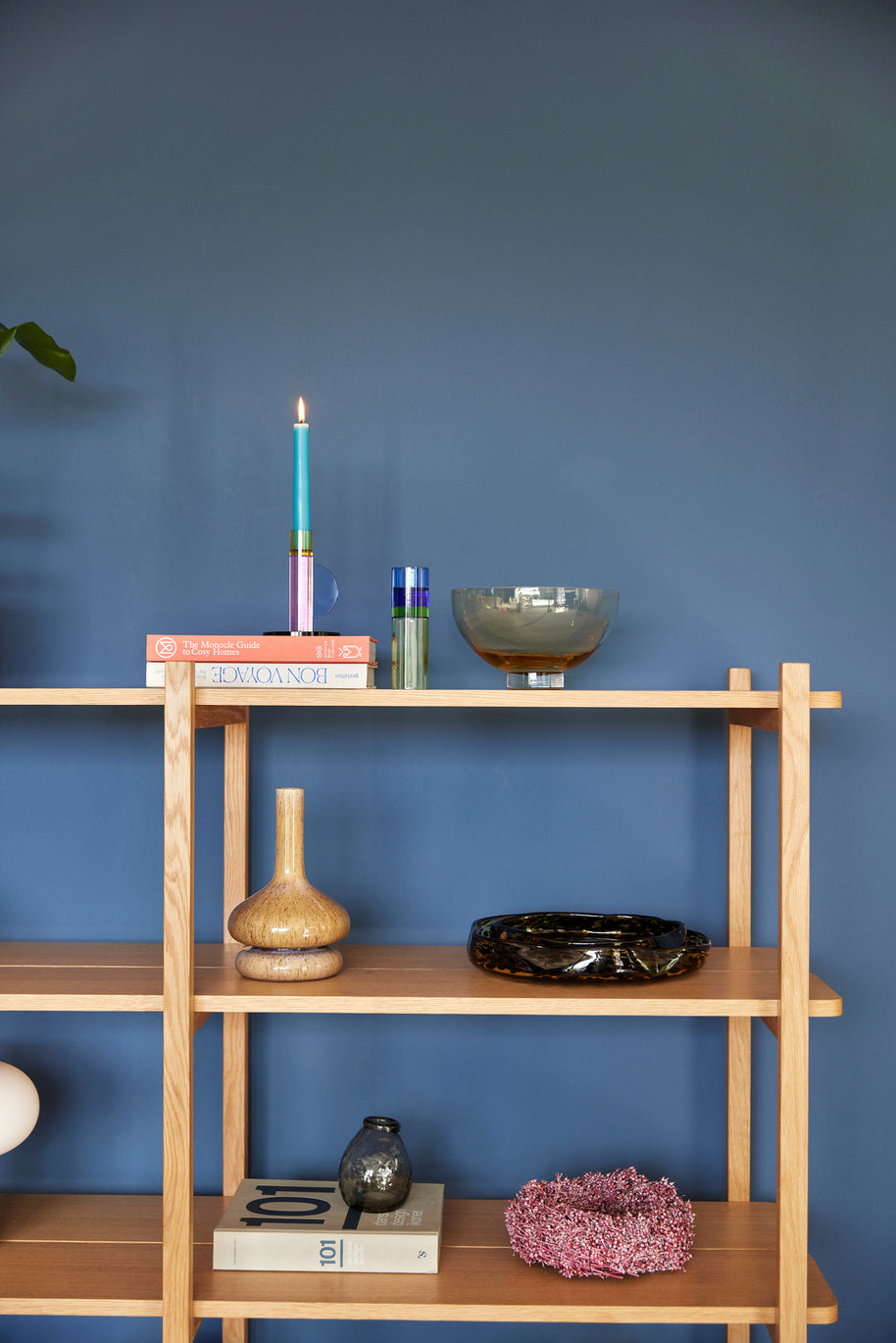 Astro theelichthouder groen/blauw