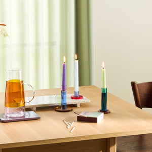 Comet kandelaars blauw (set van 2)