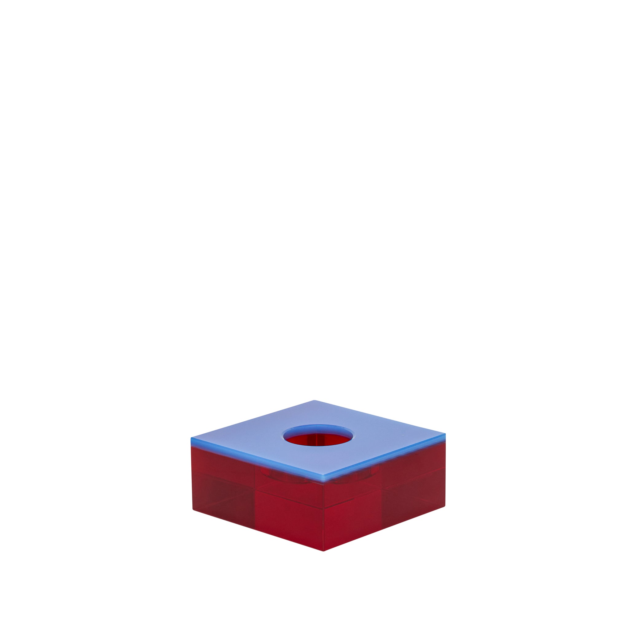 Flux theelichthouder blauw/rood