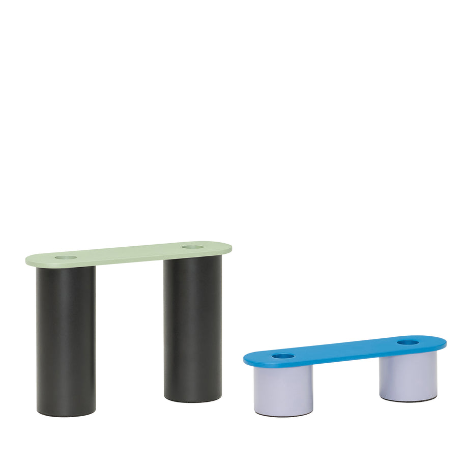 Modu kandelaars meerkleurig (set van 2)